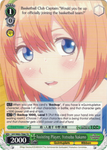 5HY/W83-TE66 Assisting Player, Yotsuba Nakano - The Quintessential Quintuplets English Weiss Schwarz Trading Card Game