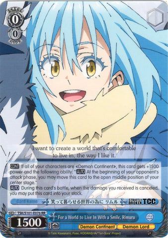 TSK/S101-E076 For a World to Live In With a Smile, Rimuru