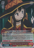 KS/W49-E038S “Knowledge of Learning A Skill” Megumin (Foil) - KONOSUBA -God’s blessing on this wonderful world! Vol. 1 English Weiss Schwarz Trading Card Game