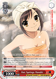 SY/W08-E054 Hot Springs Haruhi - The Melancholy of Haruhi Suzumiya English Weiss Schwarz Trading Card Game