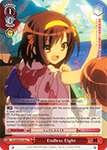 SY/WE09-E19b Endless Eight - The Melancholy of Haruhi Suzumiya Extra Booster English Weiss Schwarz Trading Card Game
