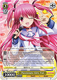 AB/W31-E014 Passionate Girl, Yui - Angel Beats! Re:Edit English Weiss Schwarz Trading Card Game