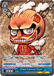 AOT/S35-E112 Chimi Colossal Titan - Attack On Titan Vol.1 English Weiss Schwarz Trading Card Game