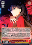 FS/S36-E052 “Successor of Tohsaka” Rin - Fate/Stay Night Unlimited Blade Works Vol.2 English Weiss Schwarz Trading Card Game