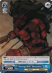 FS/S36-E081 “Strong Will” Berserker - Fate/Stay Night Unlimited Blade Works Vol.2 English Weiss Schwarz Trading Card Game