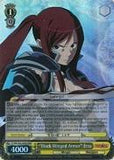 FT/EN-S02-005R "Black Winged Armor" Erza (Foil) - Fairy Tail English Weiss Schwarz Trading Card Game