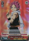 FT/EN-S02-056S A Place to Return to, Natsu (Foil) - Fairy Tail English Weiss Schwarz Trading Card Game