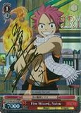 FT/EN-S02-T15SP Fire Wizard, Natsu (Foil) - Fairy Tail English Weiss Schwarz Trading Card Game