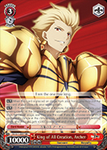 FZ/S17-E057 King of All Creation, Archer - Fate/Zero English Weiss Schwarz Trading Card Game