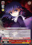 FZ/S17-E067 Sakura - Corrupted Heart - Fate/Zero English Weiss Schwarz Trading Card Game