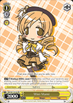 MM/W17-E106 Mini Mami - Puella Magi Madoka Magica English Weiss Schwarz Trading Card Game