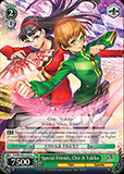 P4/EN-S01-034 Special Friends, Chie & Yukiko - Persona 4 English Weiss Schwarz Trading Card Game