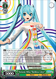 PD/S29-E035 Hatsune Miku "Rainbow Lines" - Hatsune Miku: Project DIVA F 2nd English Weiss Schwarz Trading Card Game