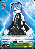 PD/S29-E037 Hatsune Miku "∞" - Hatsune Miku: Project DIVA F 2nd English Weiss Schwarz Trading Card Game