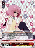 TL/W37-E060R “Sitting” Momo (Foil) - To Loveru Darkness 2nd English Weiss Schwarz Trading Card Game