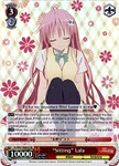 TL/W37-E063S “Sitting” Lala (Foil) - To Loveru Darkness 2nd English Weiss Schwarz Trading Card Game
