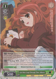 SY/W08-E031R Girl Who Leapt Through Time, Mikuru (Foil) - The Melancholy of Haruhi Suzumiya English Weiss Schwarz Trading Card Game