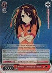 SY/WE09-E15SP “Bamboo Leaf Rhapsody” Haruhi (Foil) - The Melancholy of Haruhi Suzumiya Extra Booster English Weiss Schwarz Trading Card Game
